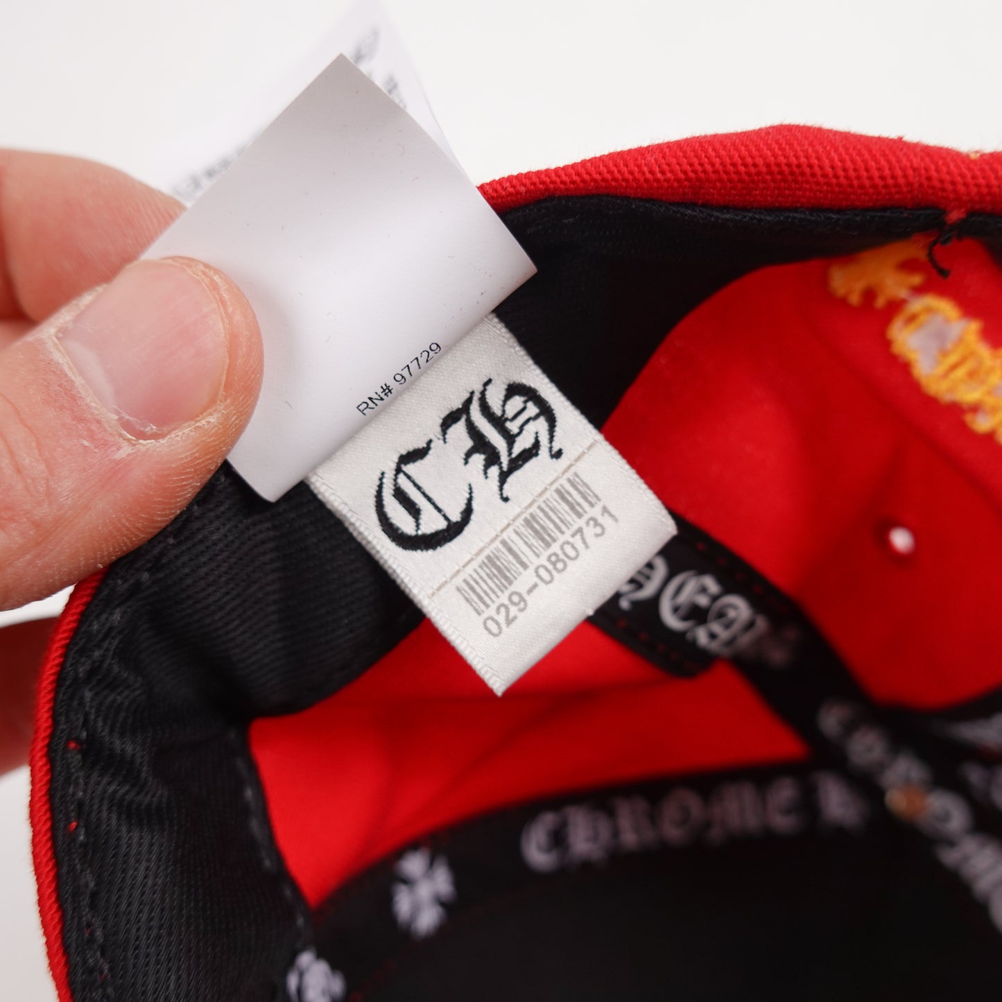 Chrome Hearts CH Baseball Hat - Red