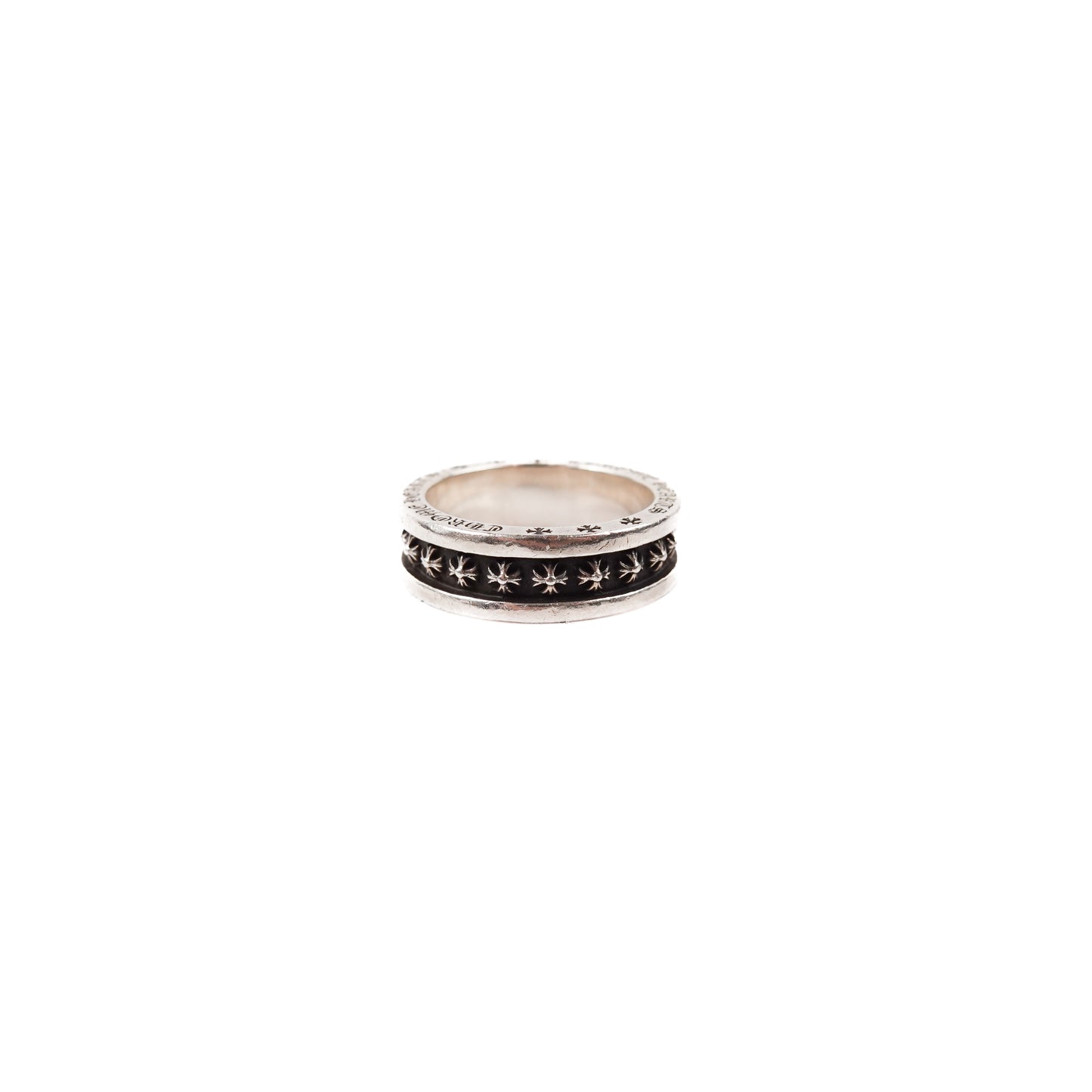 Chrome Hearts Mini Plus Ring - Size 10.5