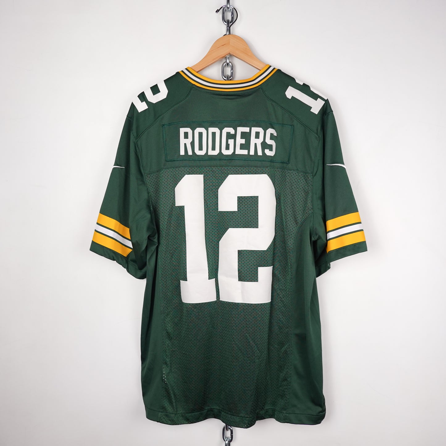 Green Bay Packers Rodgers Jersey - Size L