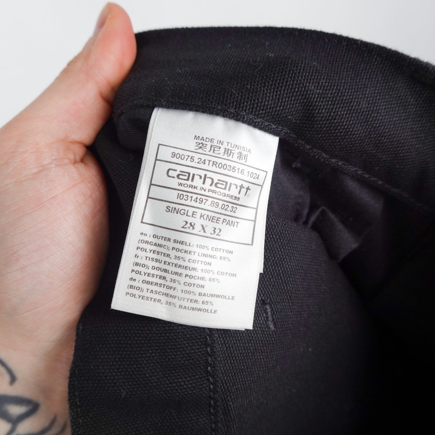 Carhartt WIP Single Knee Pants - Size 28