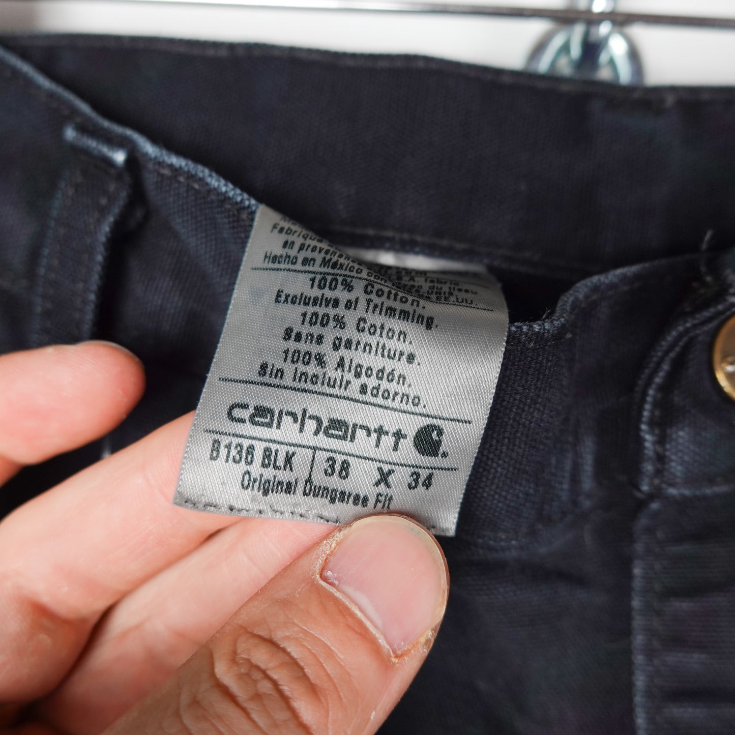 Carhartt Double Knees BLACK - Size 37