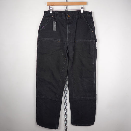 Carhartt Double Knees BLACK - Size 37