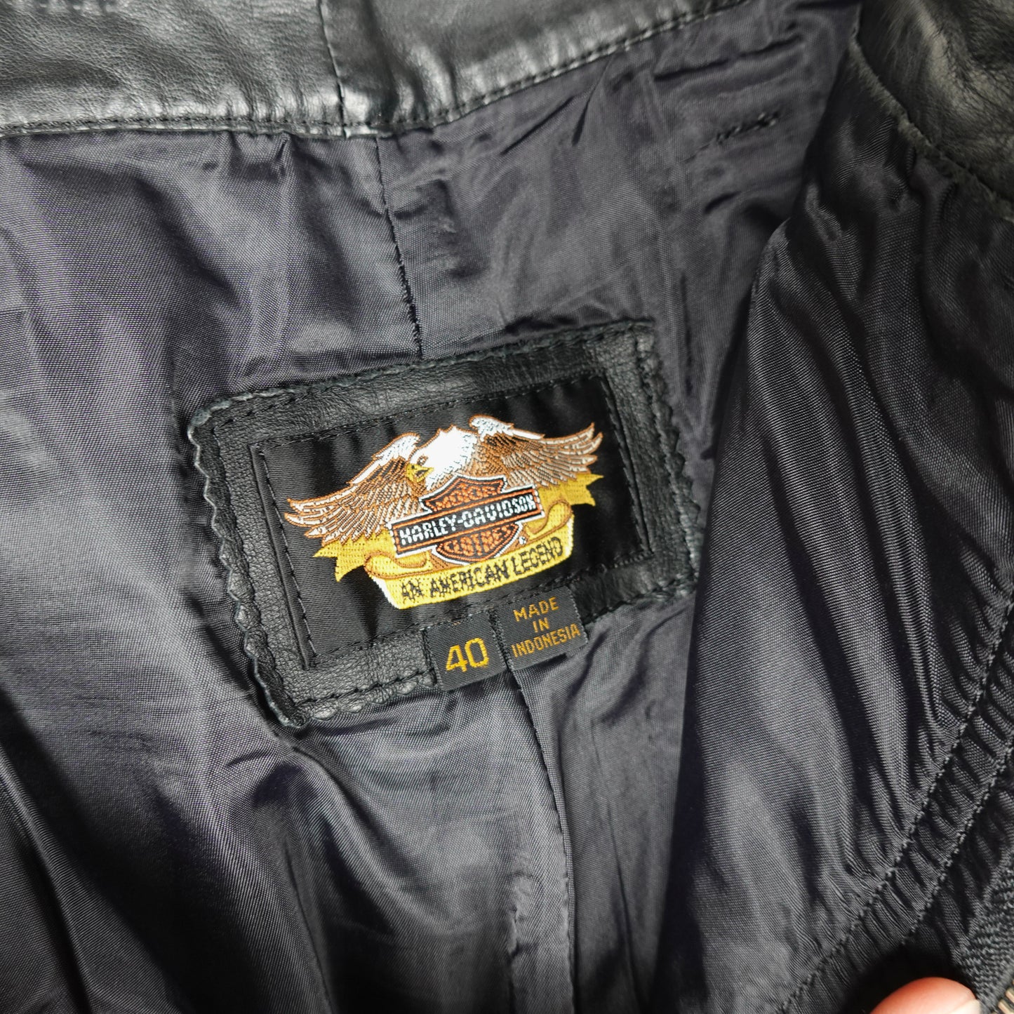 Harley Leather Pant - Size 40