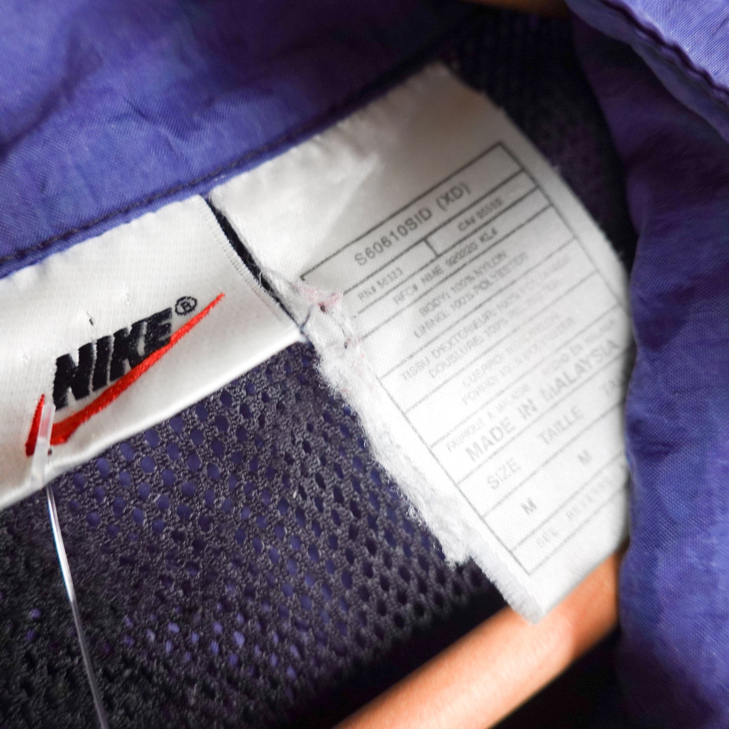 Vintage Nike Navy Windbreaker - Size L