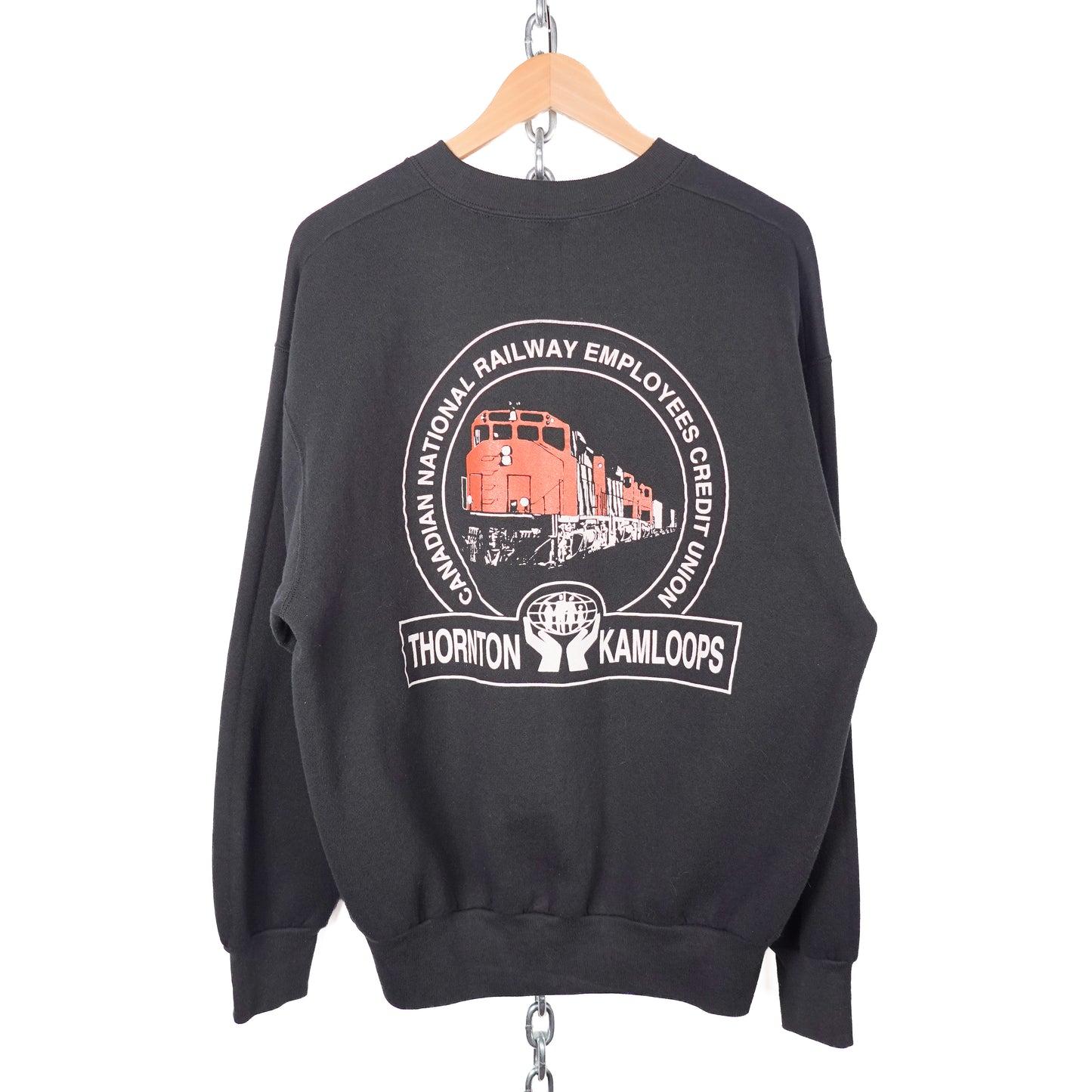 1990s Canadian Railway Union Crewneck - Size XL