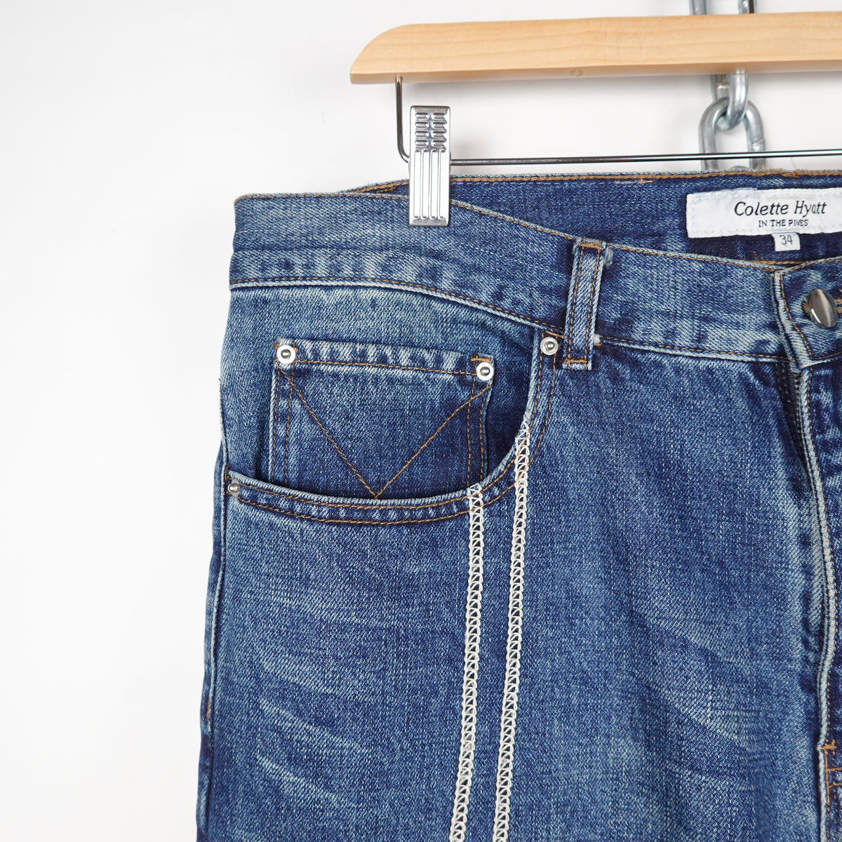 Collette Hyatt Denim Pants - Size 36