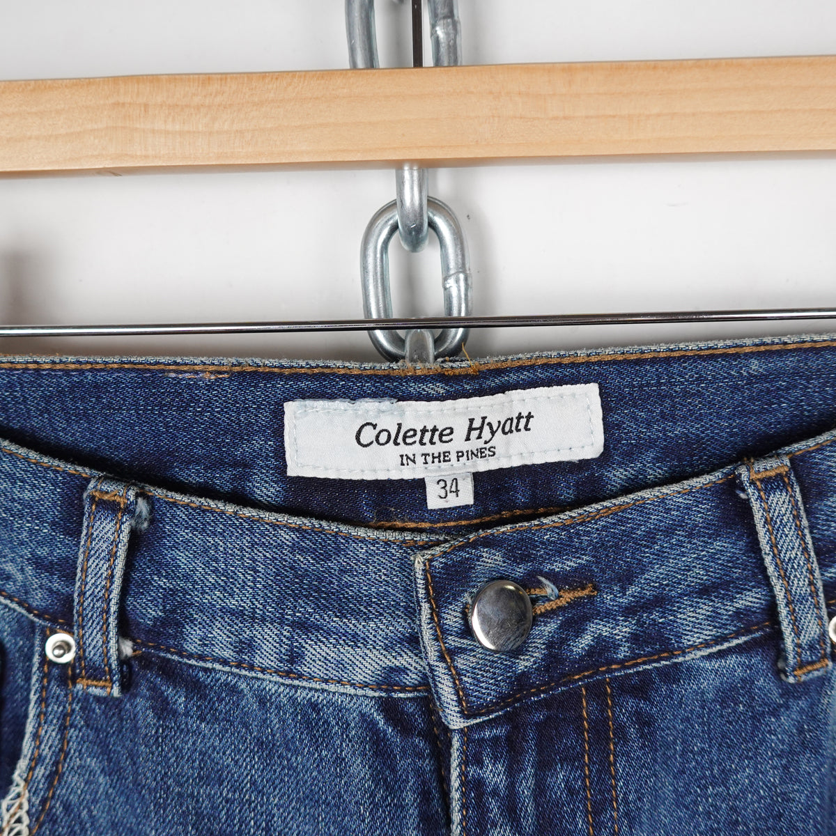 Collette Hyatt Denim Pants - Size 36
