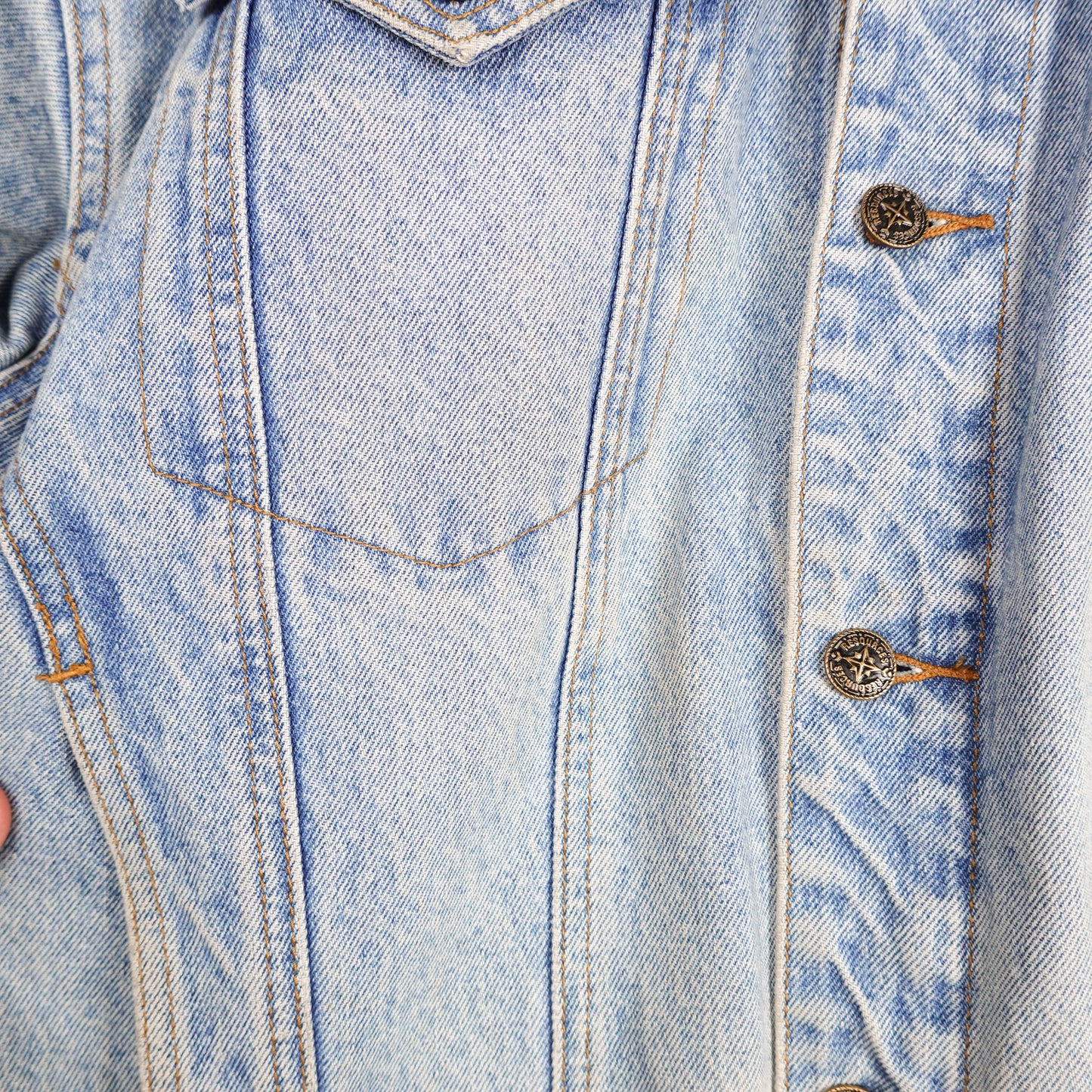 Vintage Light Denim Jacket - Size M