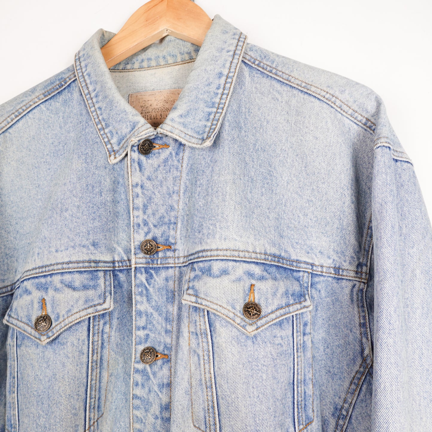 Vintage Light Denim Jacket - Size M