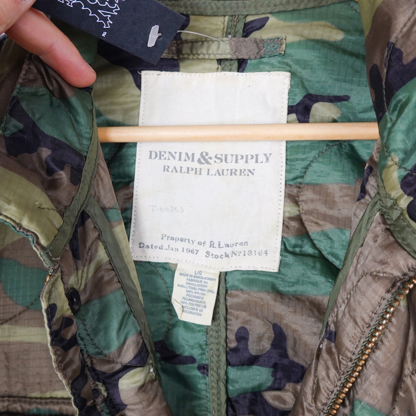 Denim & Supply Ralph Lauren Camo Jacket - Size L