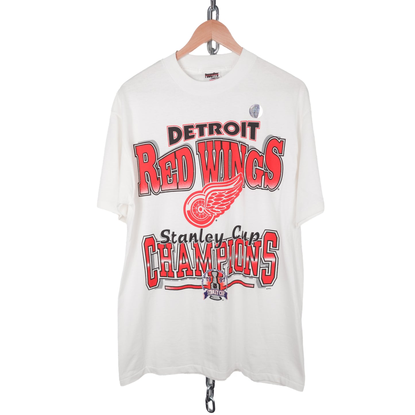 1997 Detroit Red Wings Tee - Size L