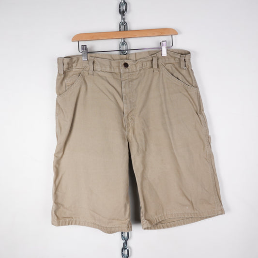 Dickies Tan Carpenter Shorts - Size 34