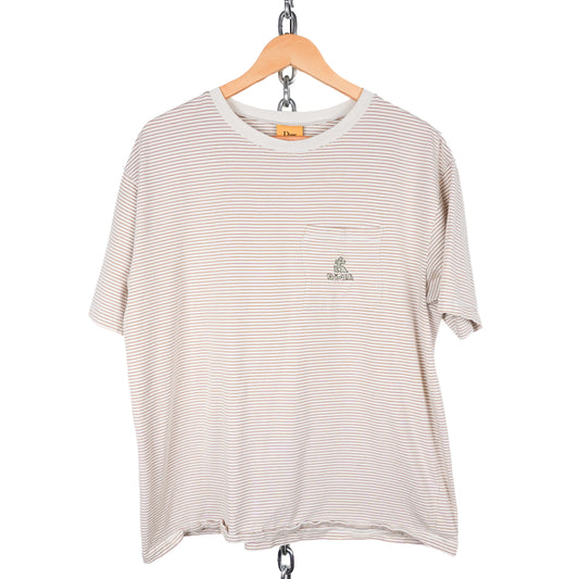 Dime Striped Pocket Tee - Size XL