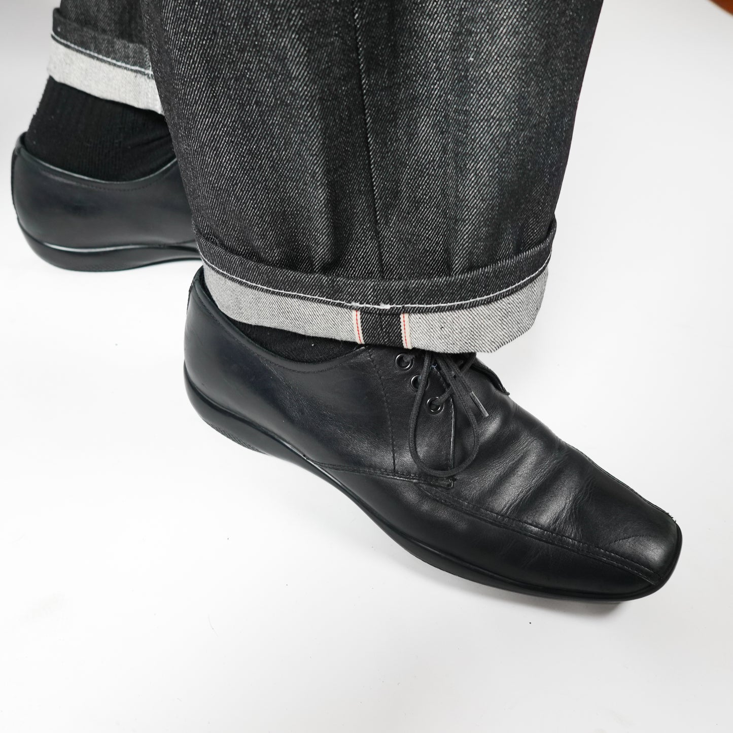 DogHouse© Selvedge Black Denim Fatigue Pants