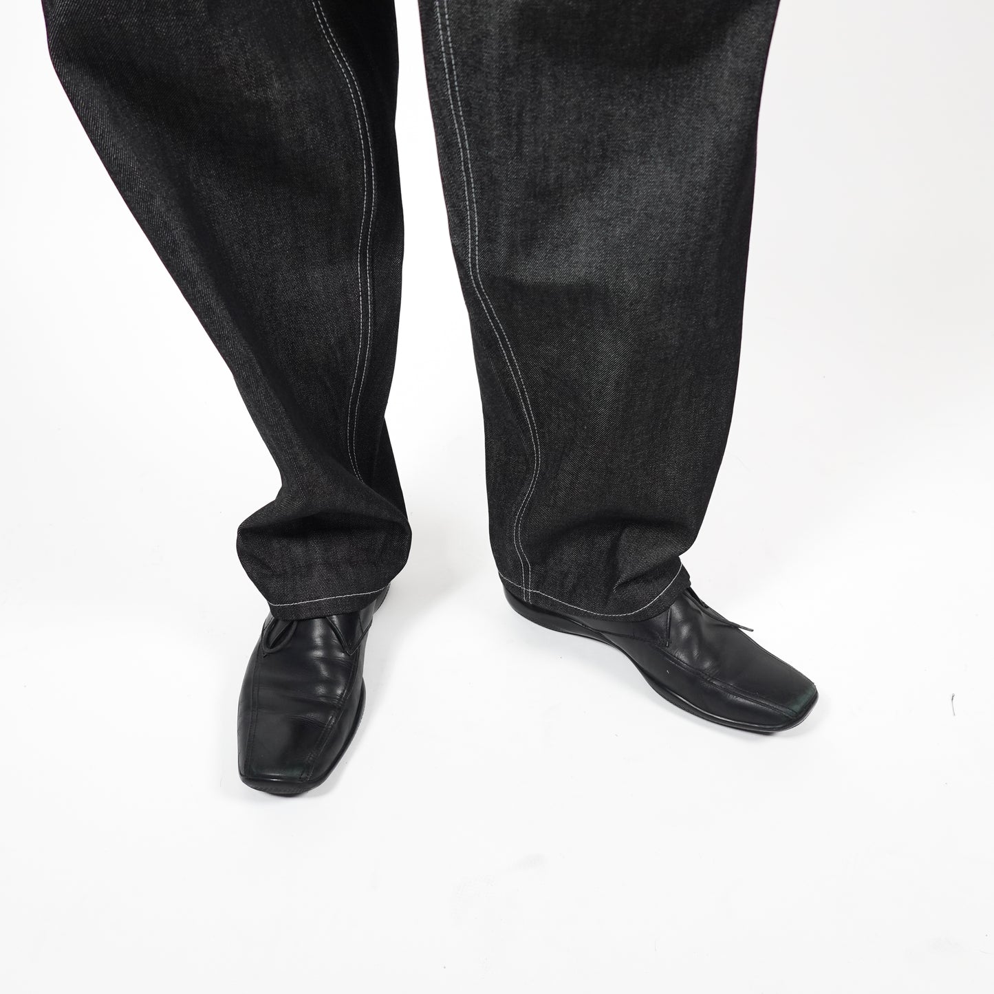 DogHouse© Selvedge Black Denim Fatigue Pants