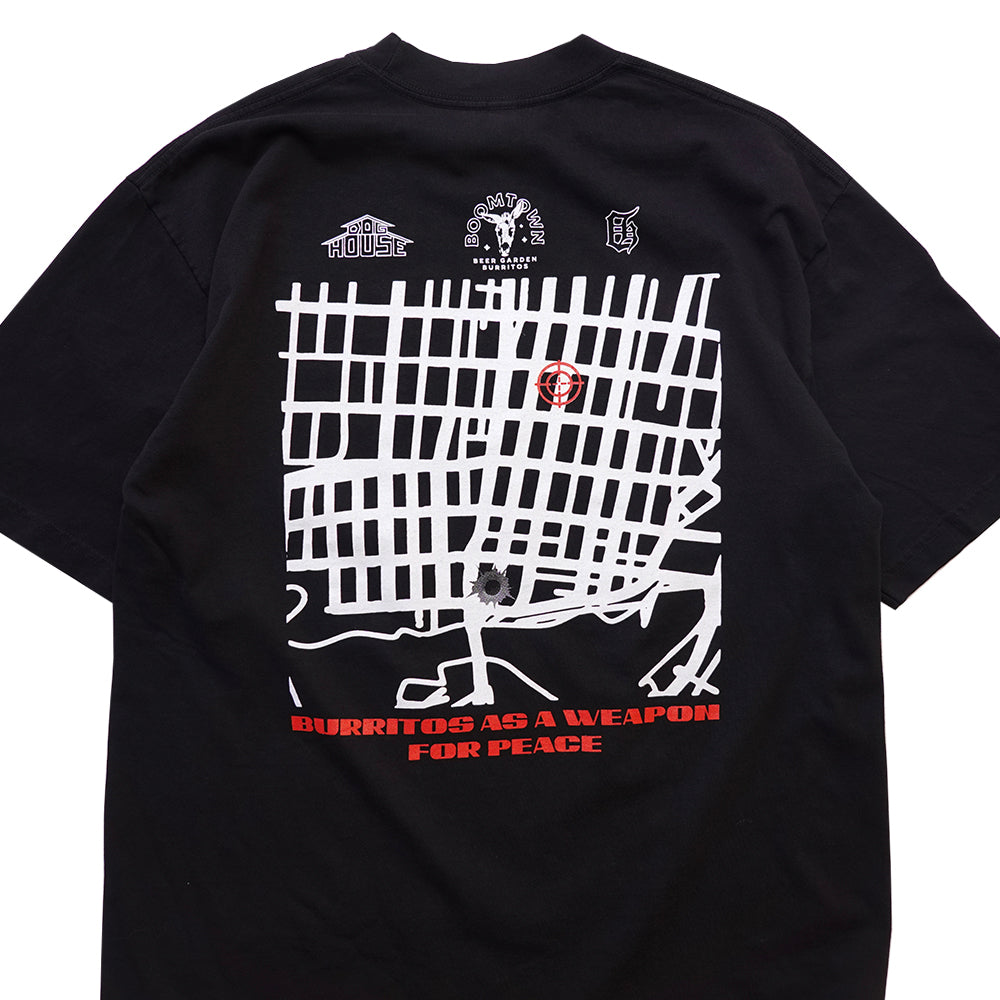 DogHouse© x Boomtown Black Tee