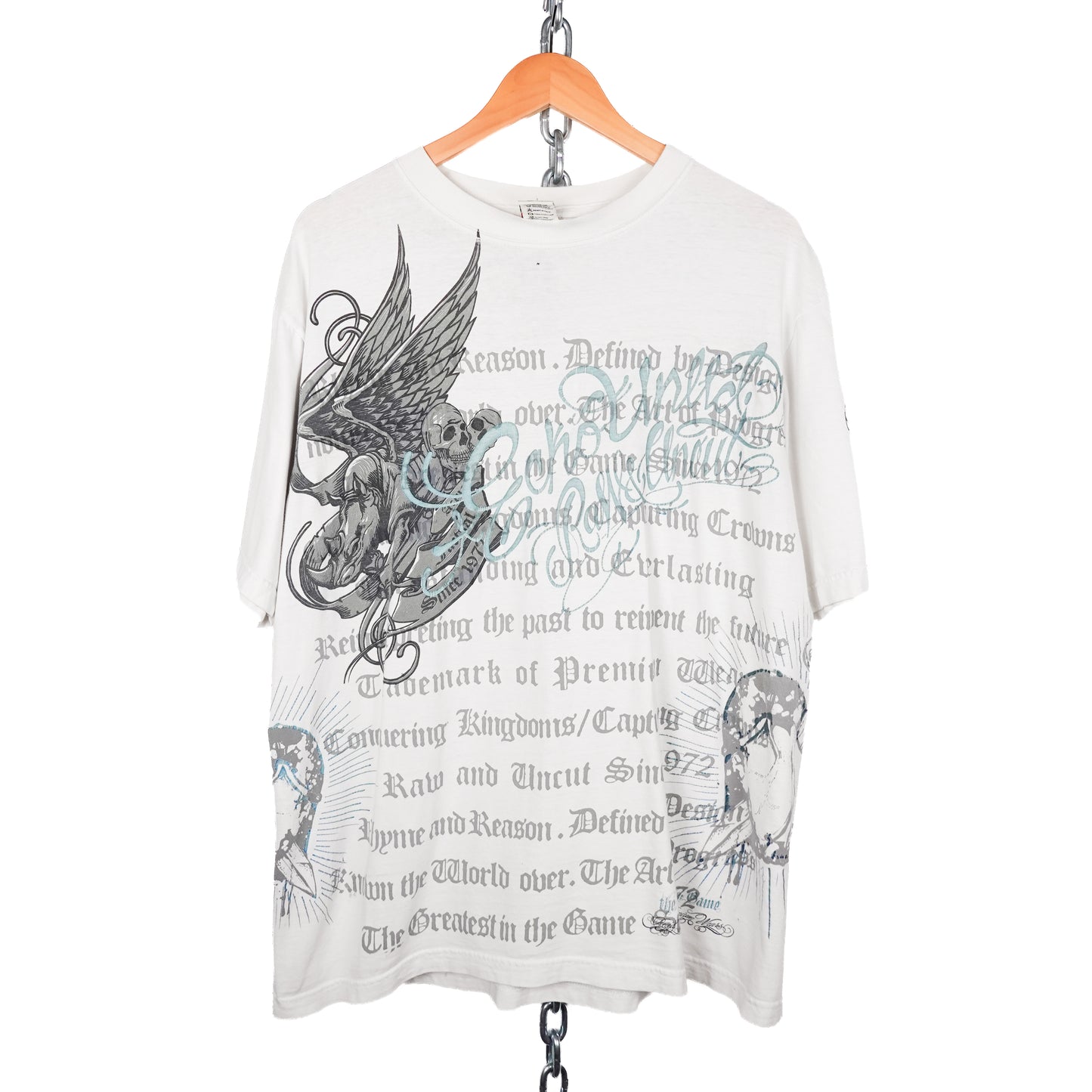 Vintage Ecko Skull And Script Tee - Size XL