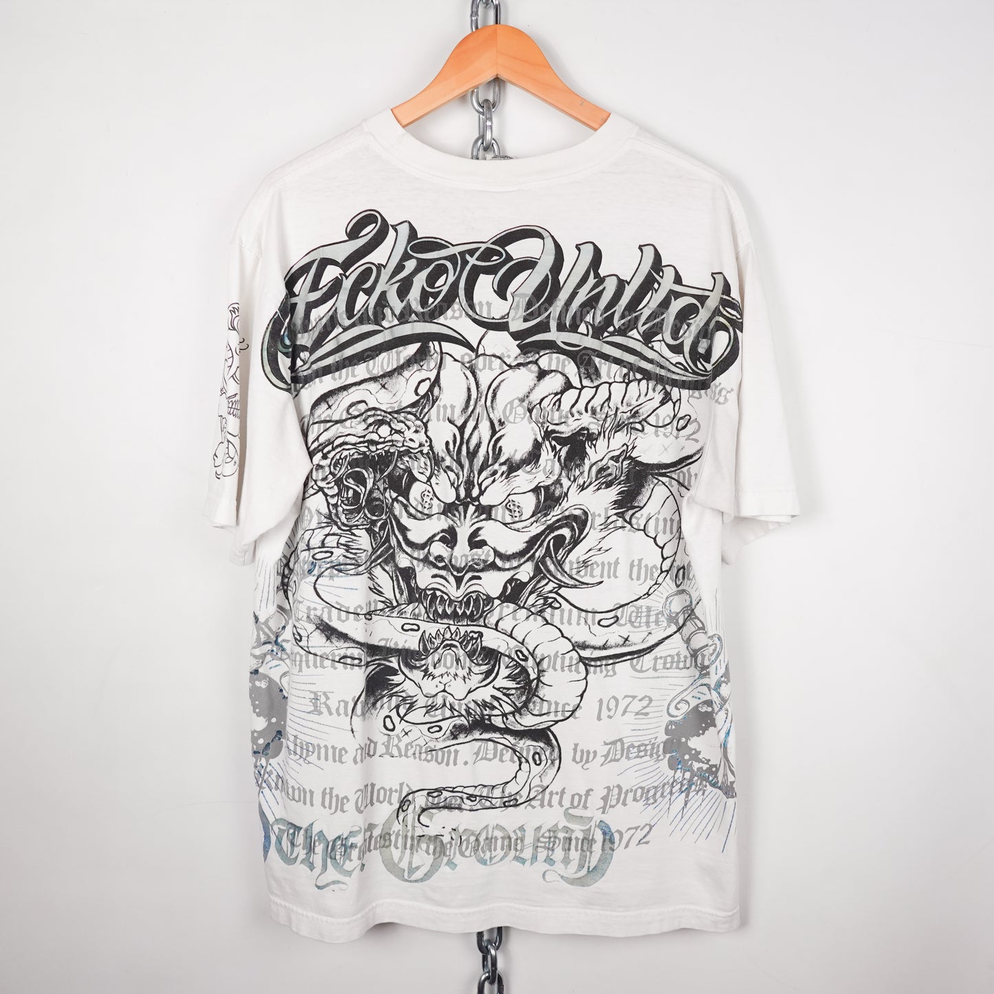 Vintage Ecko Skull And Script Tee - Size XL