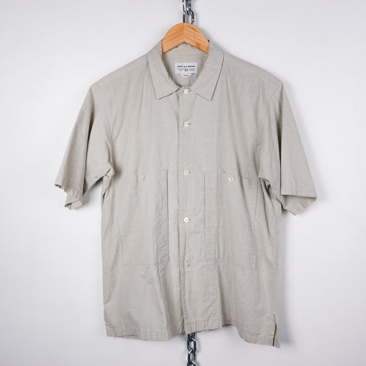 Ends And Means Linen SS Button Up - Size M