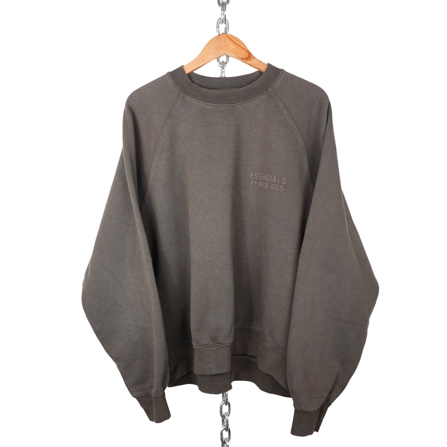FOG Essentials Dark Brown Crewneck - Size L