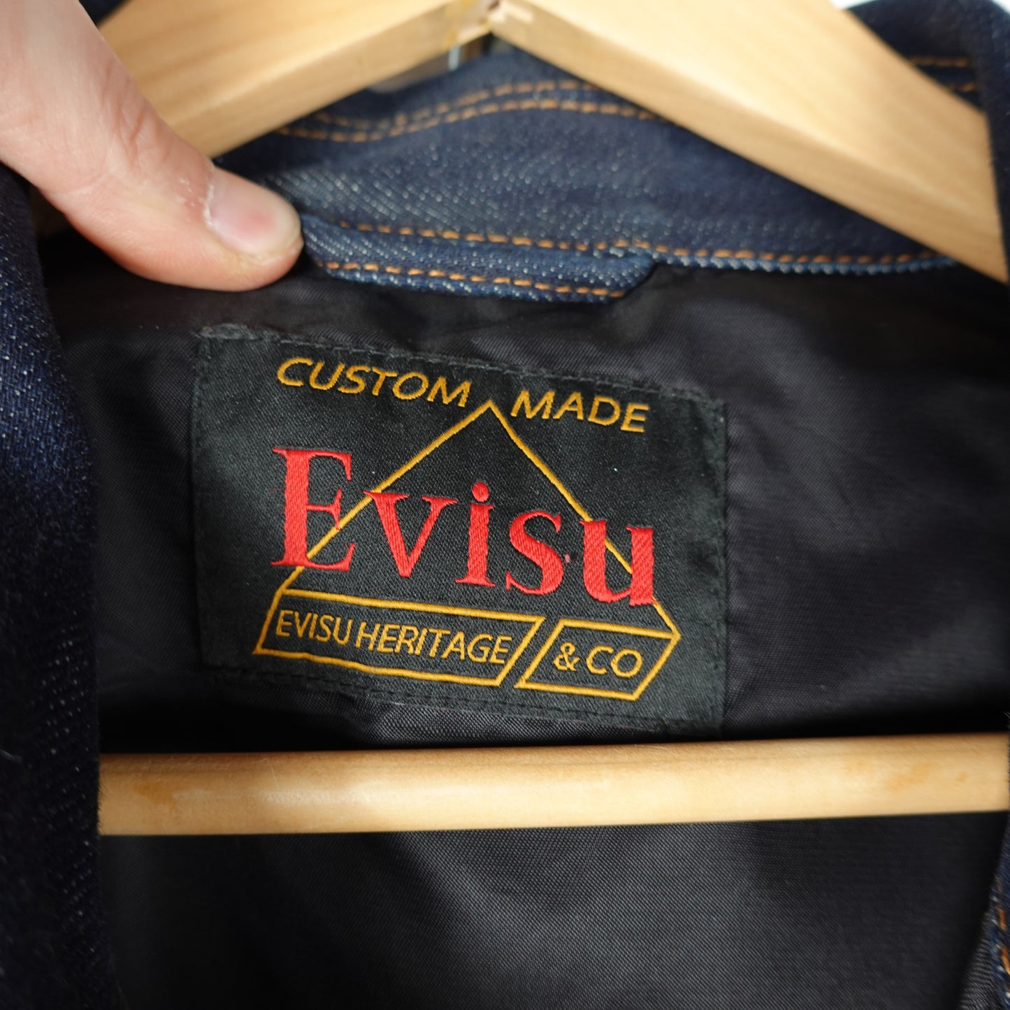 Evisu Denim Jacket - Size XL