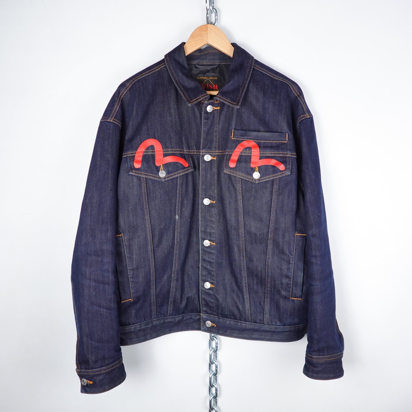 Evisu Denim Jacket - Size XL