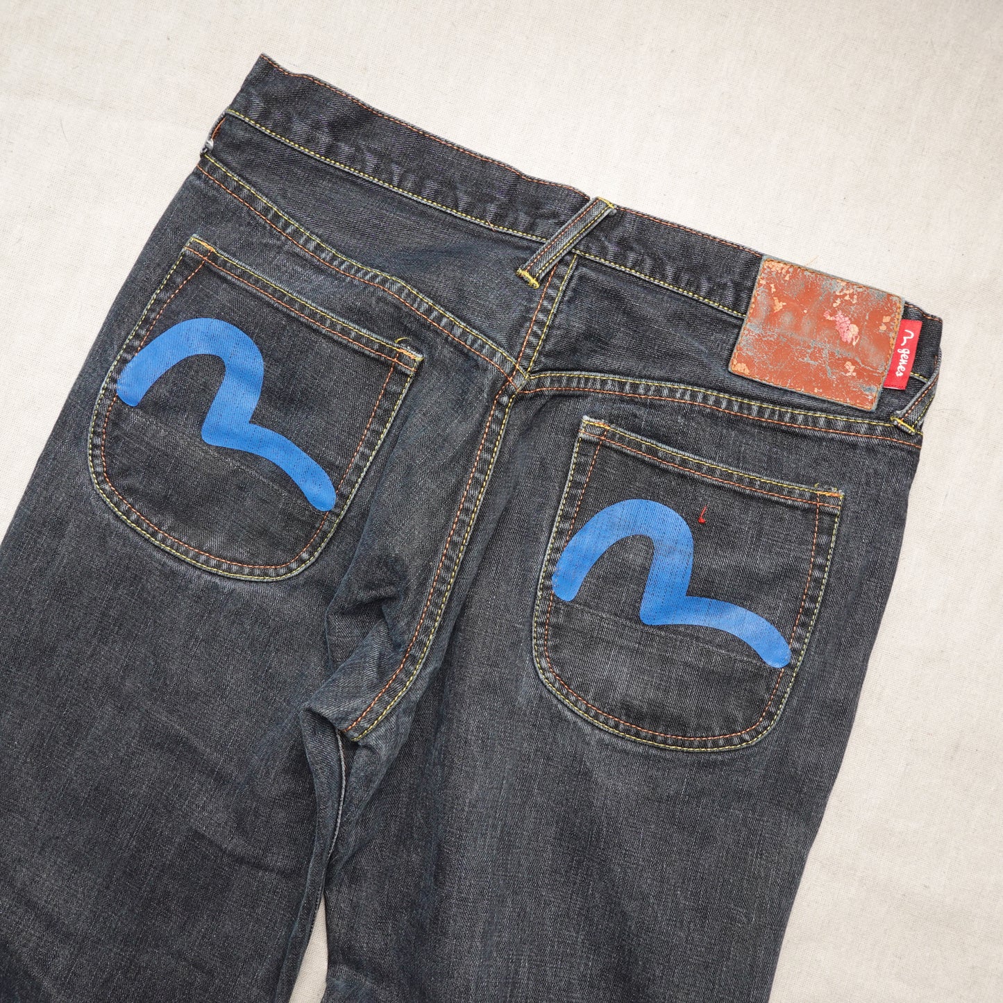 Evisu Blue Seagulls Denim - Size 32