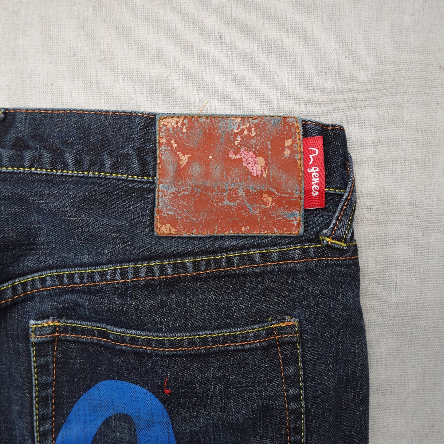 Evisu Blue Seagulls Denim - Size 32