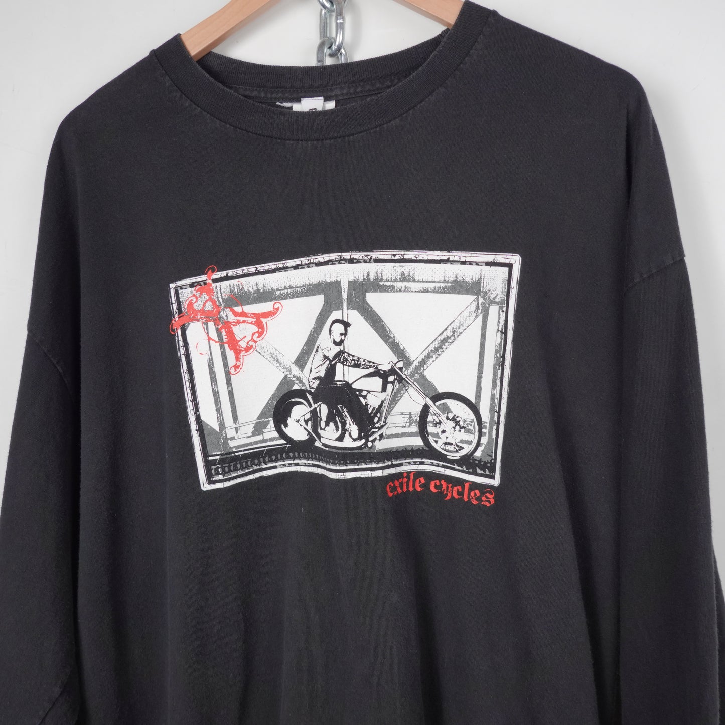 Vintage Exile Cycles LS Tee - Size XXL