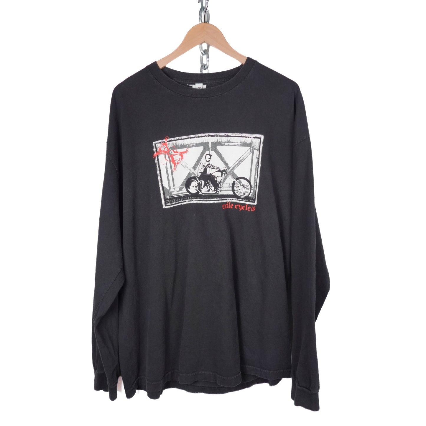 Vintage Exile Cycles LS Tee - Size XXL