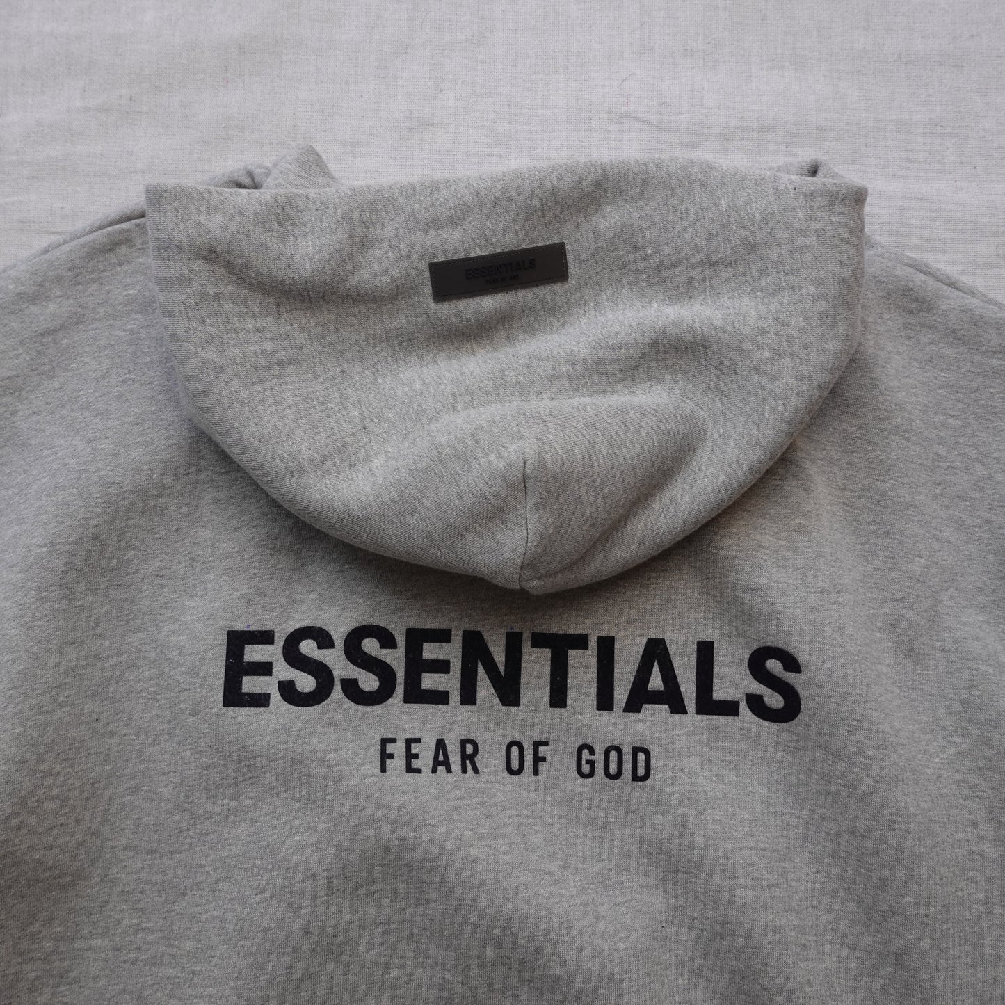 Essentials Dark Oatmeal Hoodie - Size L