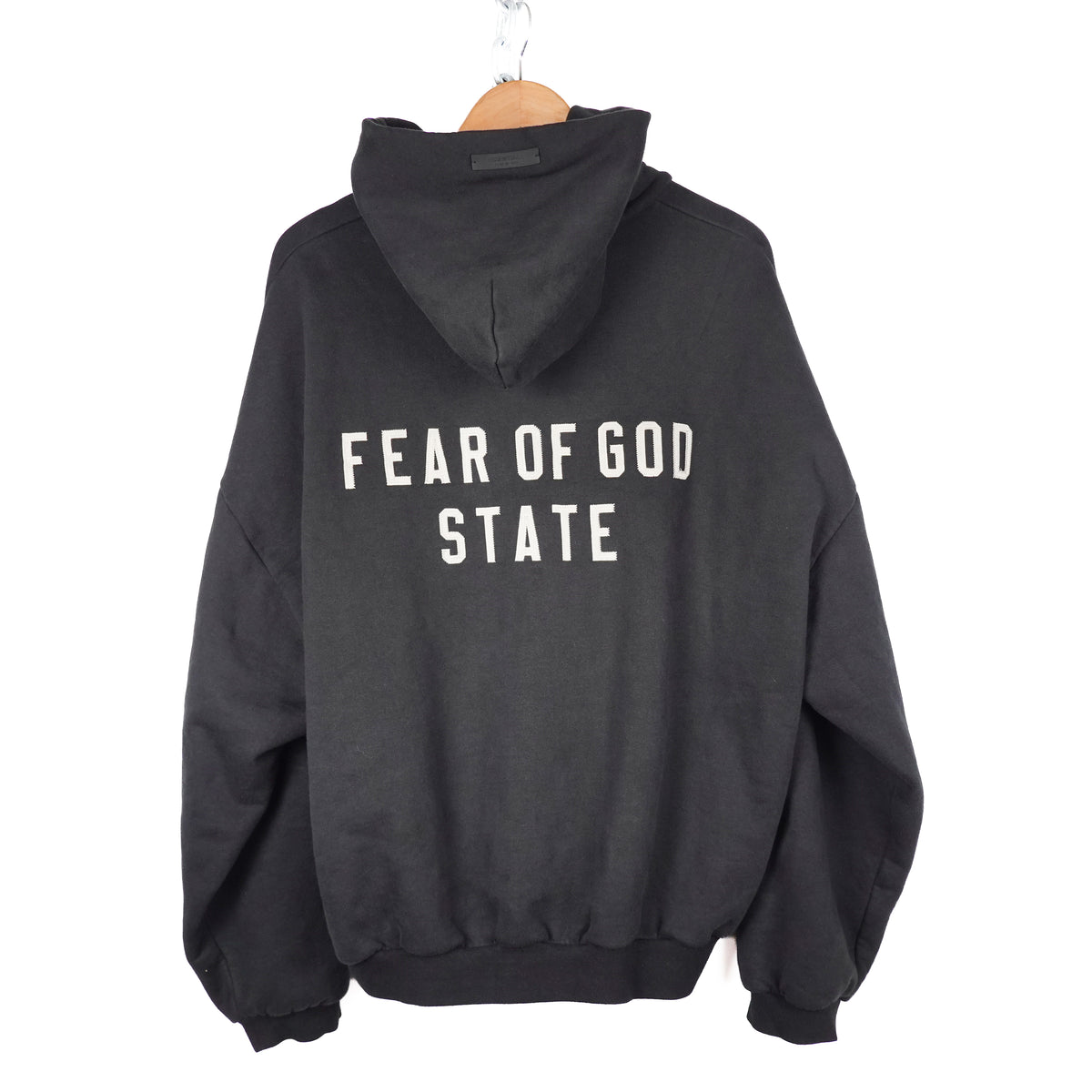 FOG Essentials State Zip Up Oversized Hoodie - Size M