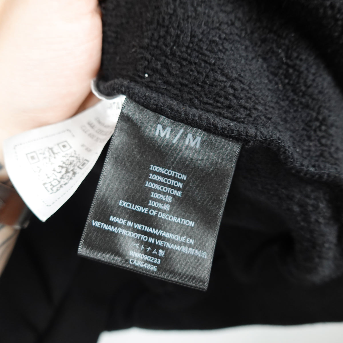 FOG Essentials State Zip Up Oversized Hoodie - Size M