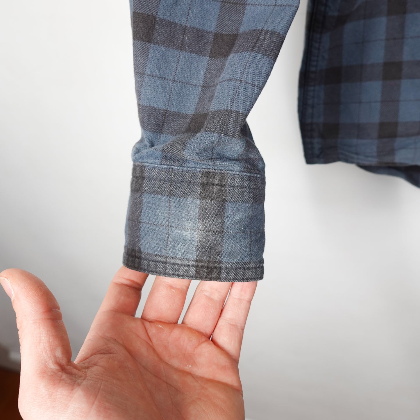 Filson Blue Flannel Shirt - Size L