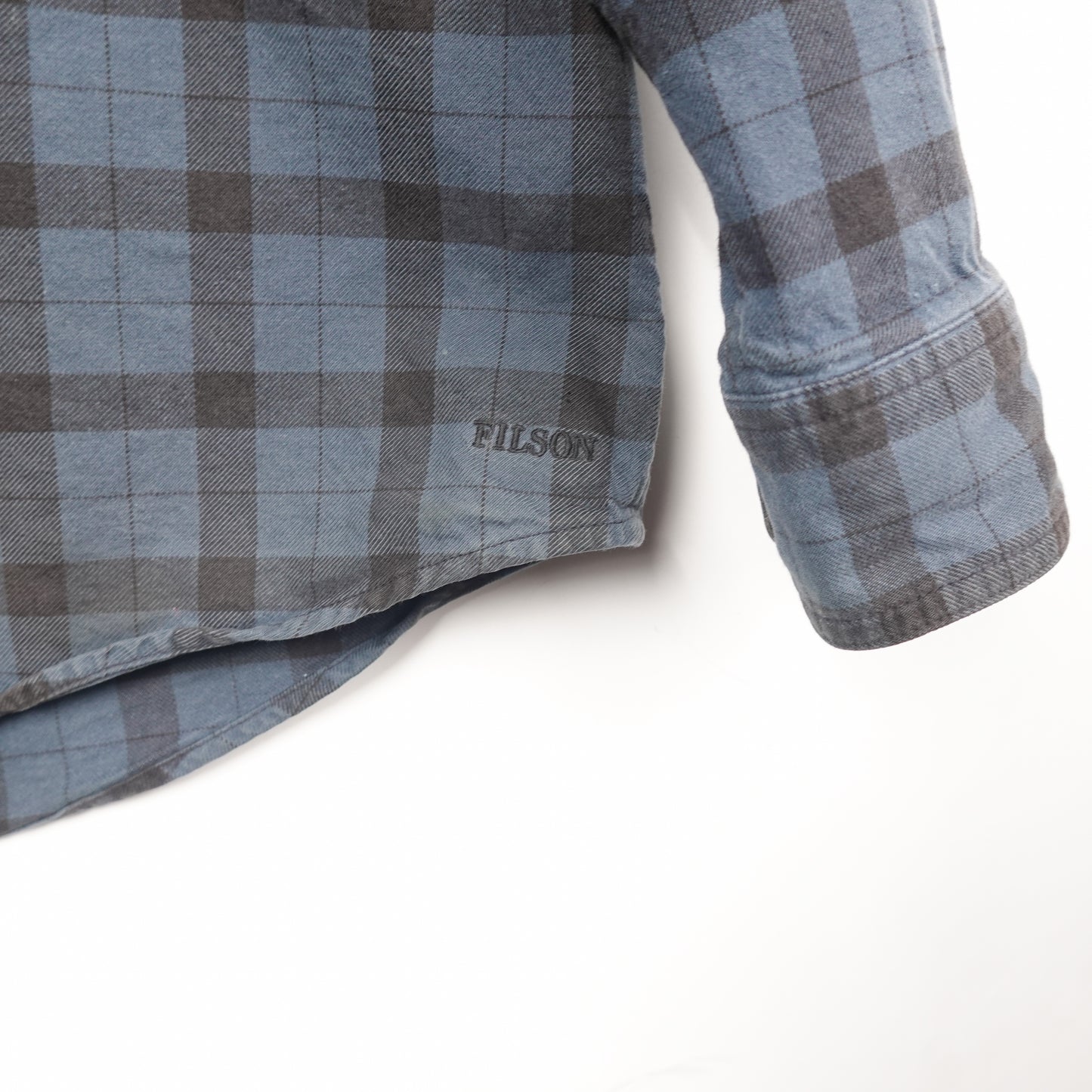 Filson Blue Flannel Shirt - Size L
