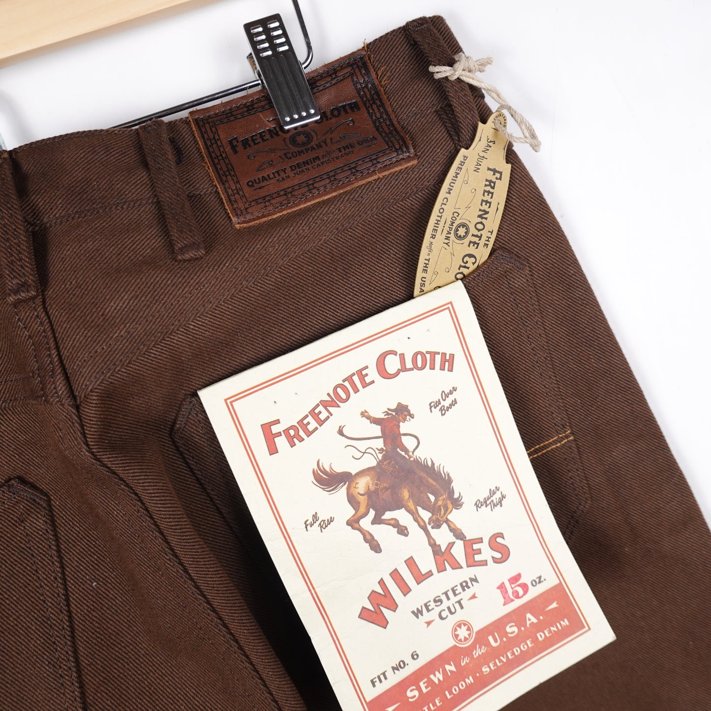 Freenote Wilkes Western 15oz Selvedge Pant - Size 30