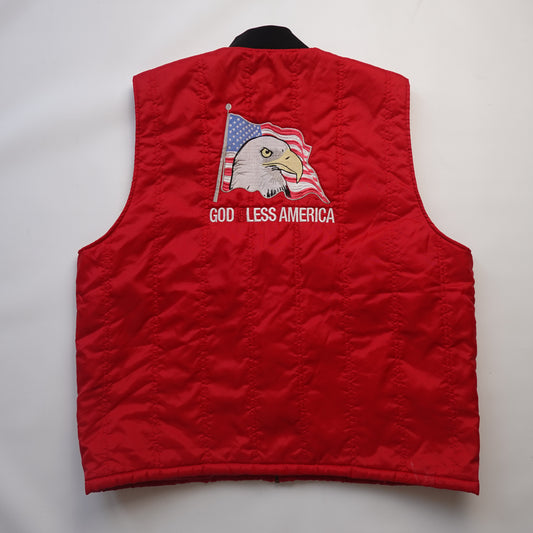 FTP God Bless America Quilted Vest - Size XL