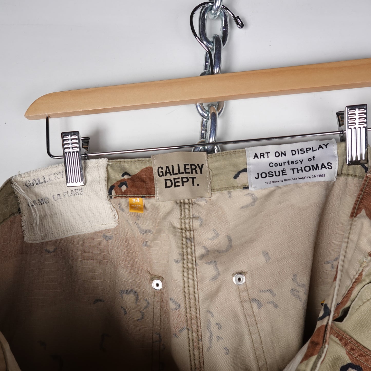 Gallery Dept. Chocolate Chip LA Flare Pants - Size 34