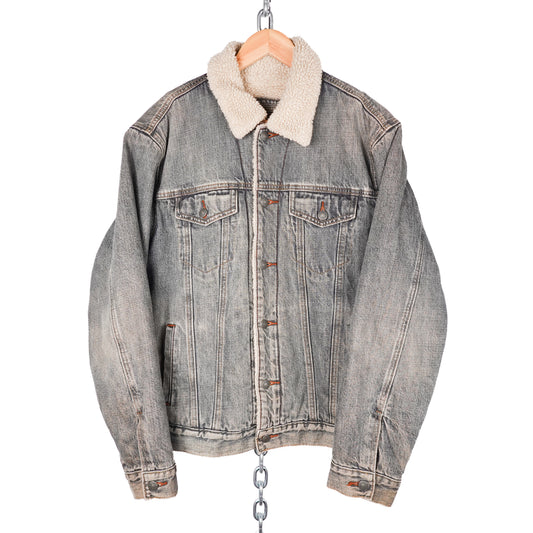 2003 Gap Lined Denim Jacket - Size M
