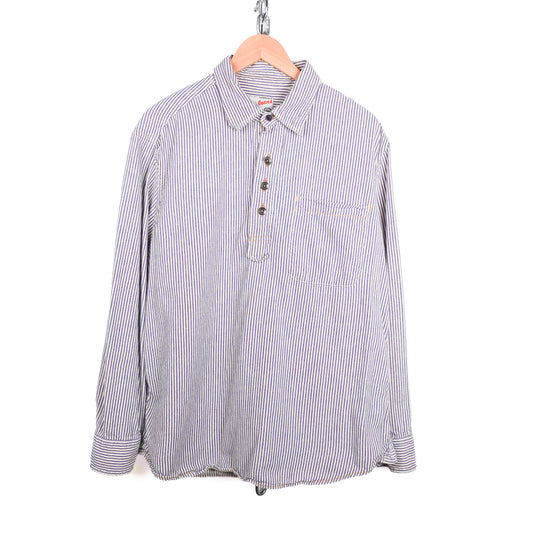 2006 Gap Pinstriped Henley - Size XL