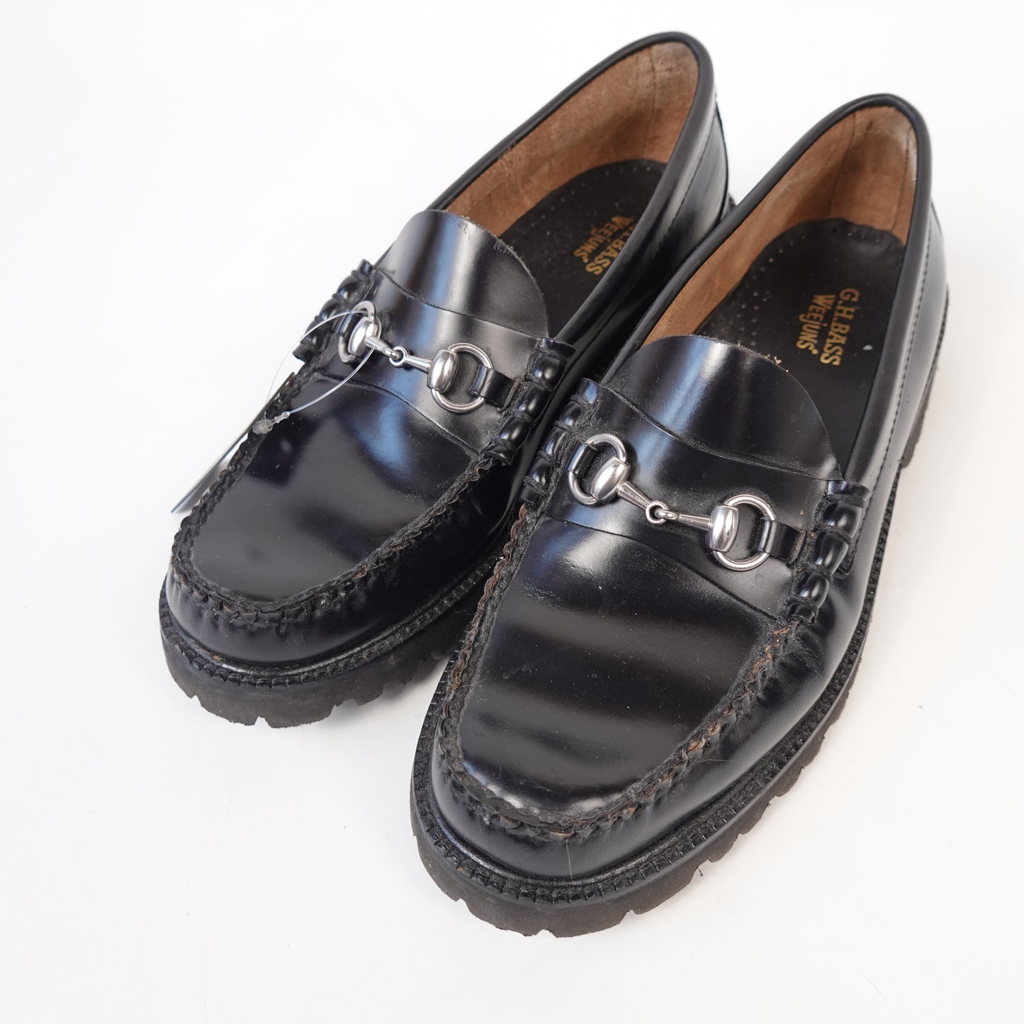 G.H. Bass Lincoln Bit Lug Weejun in Black - Size 9.5