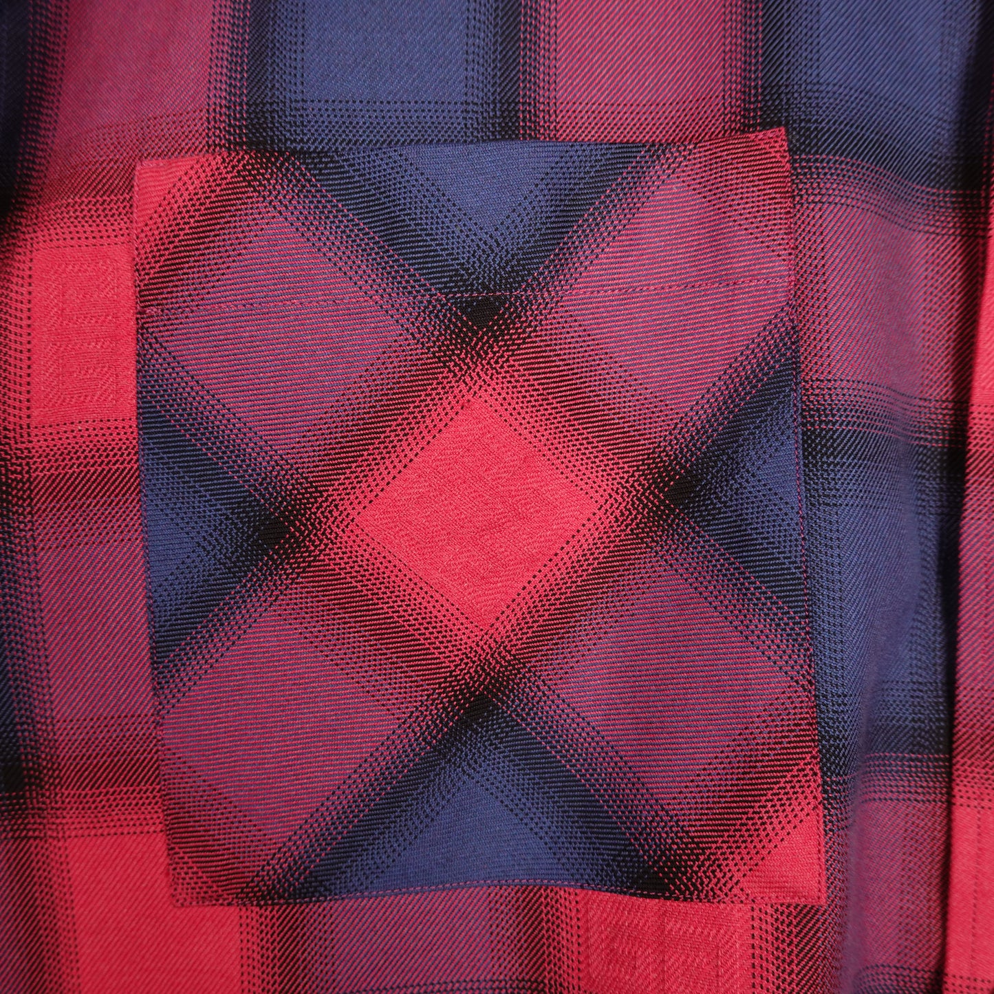 Givenchy Oversized Check Button Up - Size L