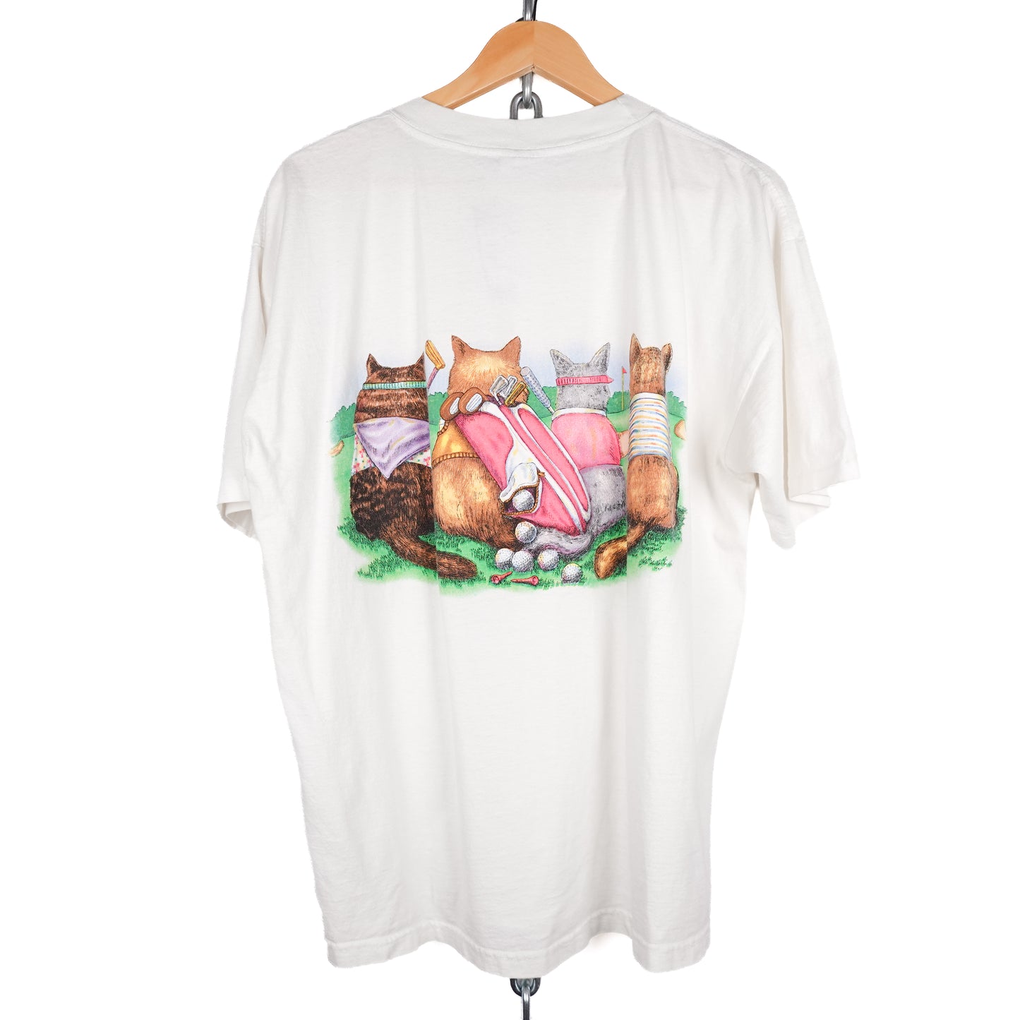 Vintage Golf Cats Tee - Size XL