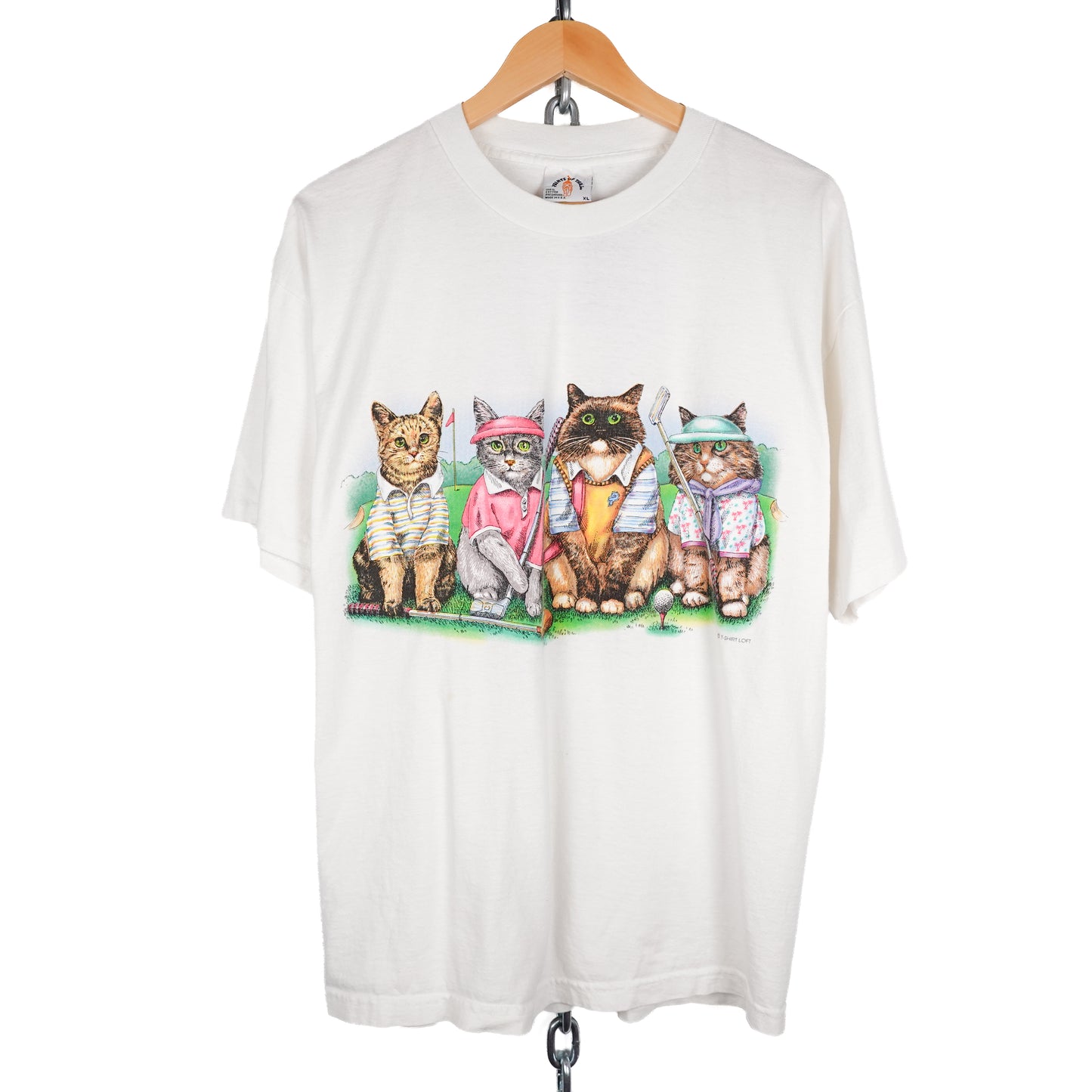 Vintage Golf Cats Tee - Size XL