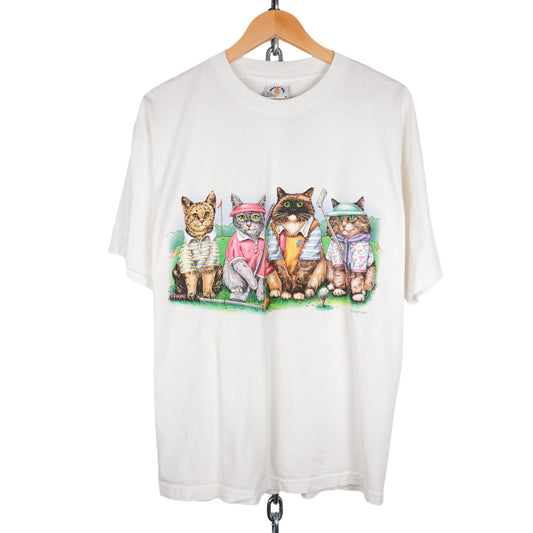 Vintage Golf Cats Tee - Size XL