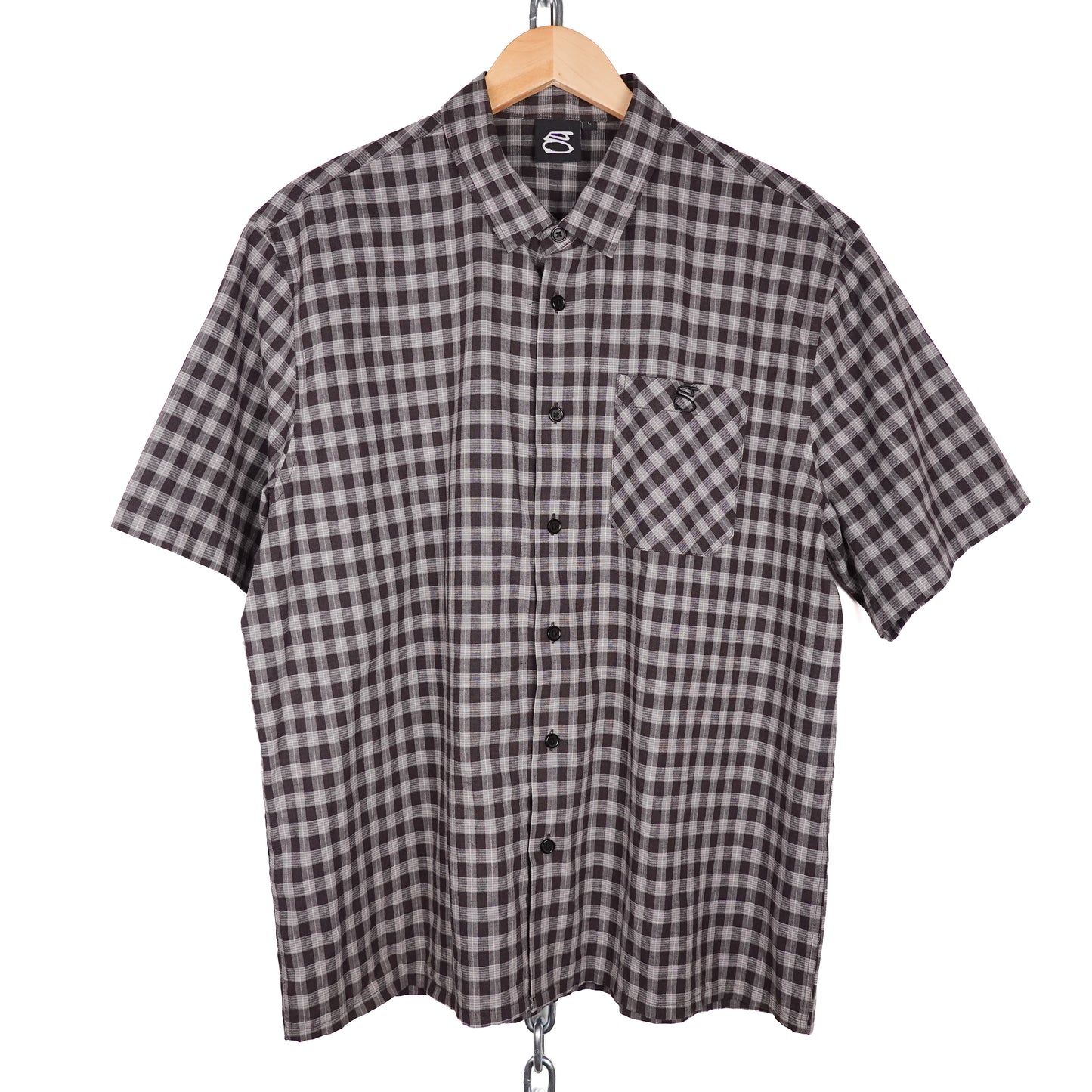 Good News SS Button Up Shirt - Size L