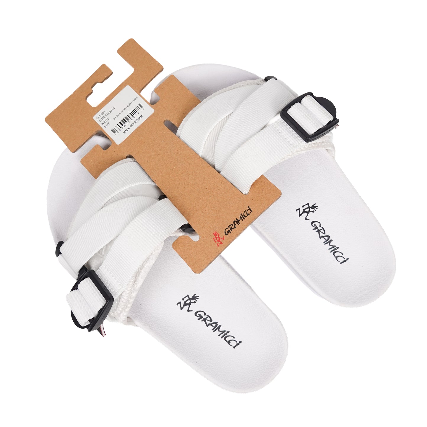 Gramicci White Slides - Size 6