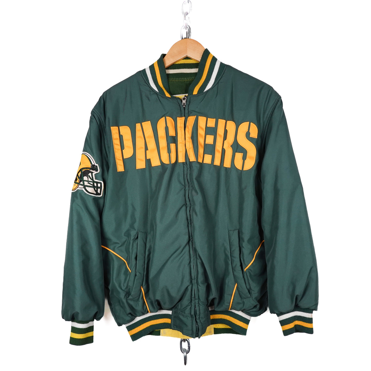 Y2K Green Bay Packers Reversible Jacket - Size S