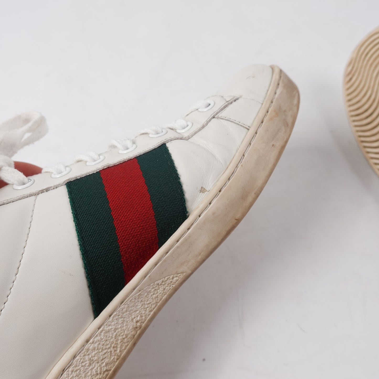 Gucci Ace Snake Sneaker - Size 8.5