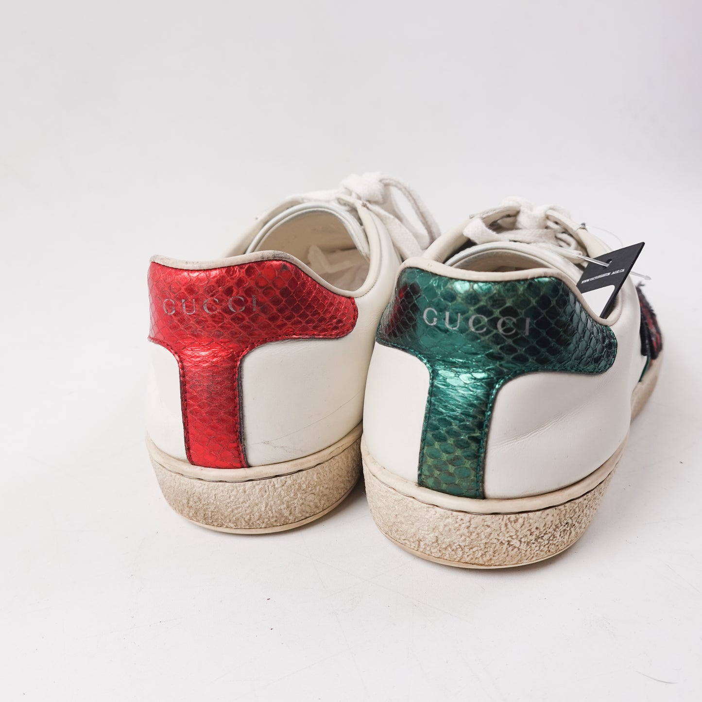 Gucci Ace Snake Sneaker - Size 8.5